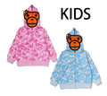 A BATHING APE BAPE KIDS BABY LISA ABC CAMO ZIP HOODIE