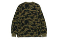 A BATHING APE 1ST CAMO ONE POINT L/S TEE