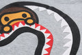 A BATHING APE BAPE KIDS MILO SHARK CREWNECK SWEAT SHIRT