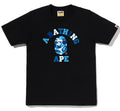 A BATHING APE Ladies' ABC CAMO COLLEGE TEE