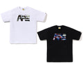 A BATHING APE SCREEN CAMO TACTICAL LOGO TEE
