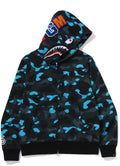 A BATHING APE BAPE x HELINOX SHARK FULL ZIP HOODIE