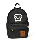 A BATHING APE BABY MILO STORE BABY MILO DENIM MINI DAYPACK