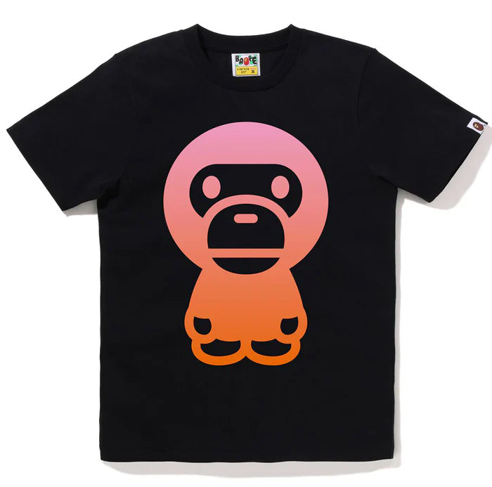 A BATHING APE Ladies' GRADATION BIG BABY MILO TEE - happyjagabee store