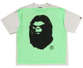 A BATHING APE BAPE x SAINT MXXXXXX MAD FACE HANDPRINTING TEE