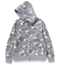 A BATHING APE CITY CAMO SHARK FULL ZIP HOODIE