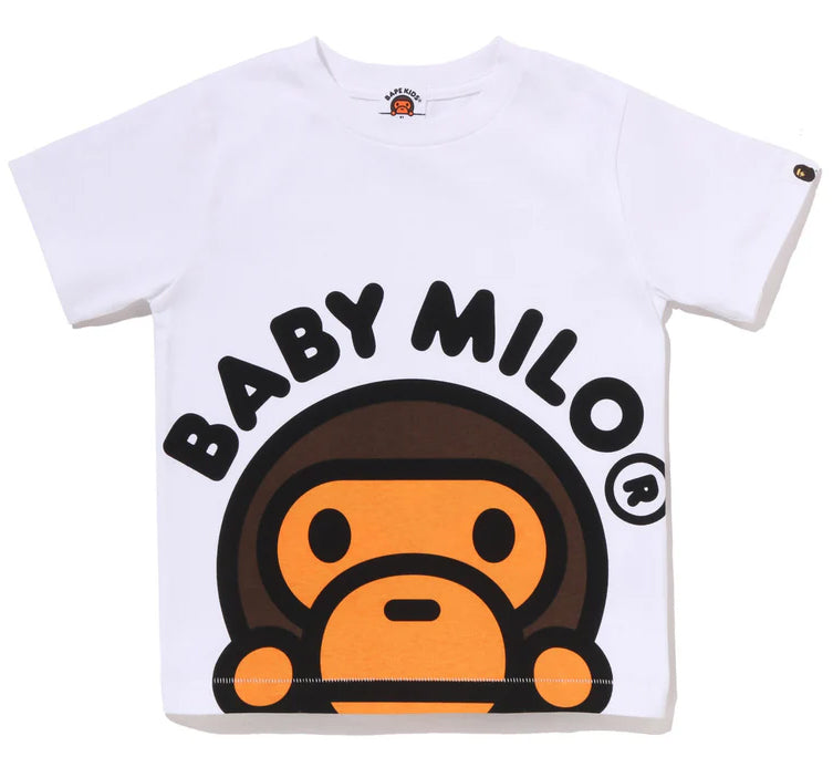 A BATHING APE BAPE KIDS BIG BABY MILO TEE
