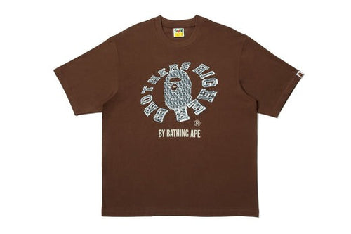 A BATHING APE RAINDROP APE HEAD LOGO RELAXED FIT TEE