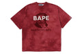 A BATHING APE TIE DYE BATHING APE TEE ( RELAXED FIT )
