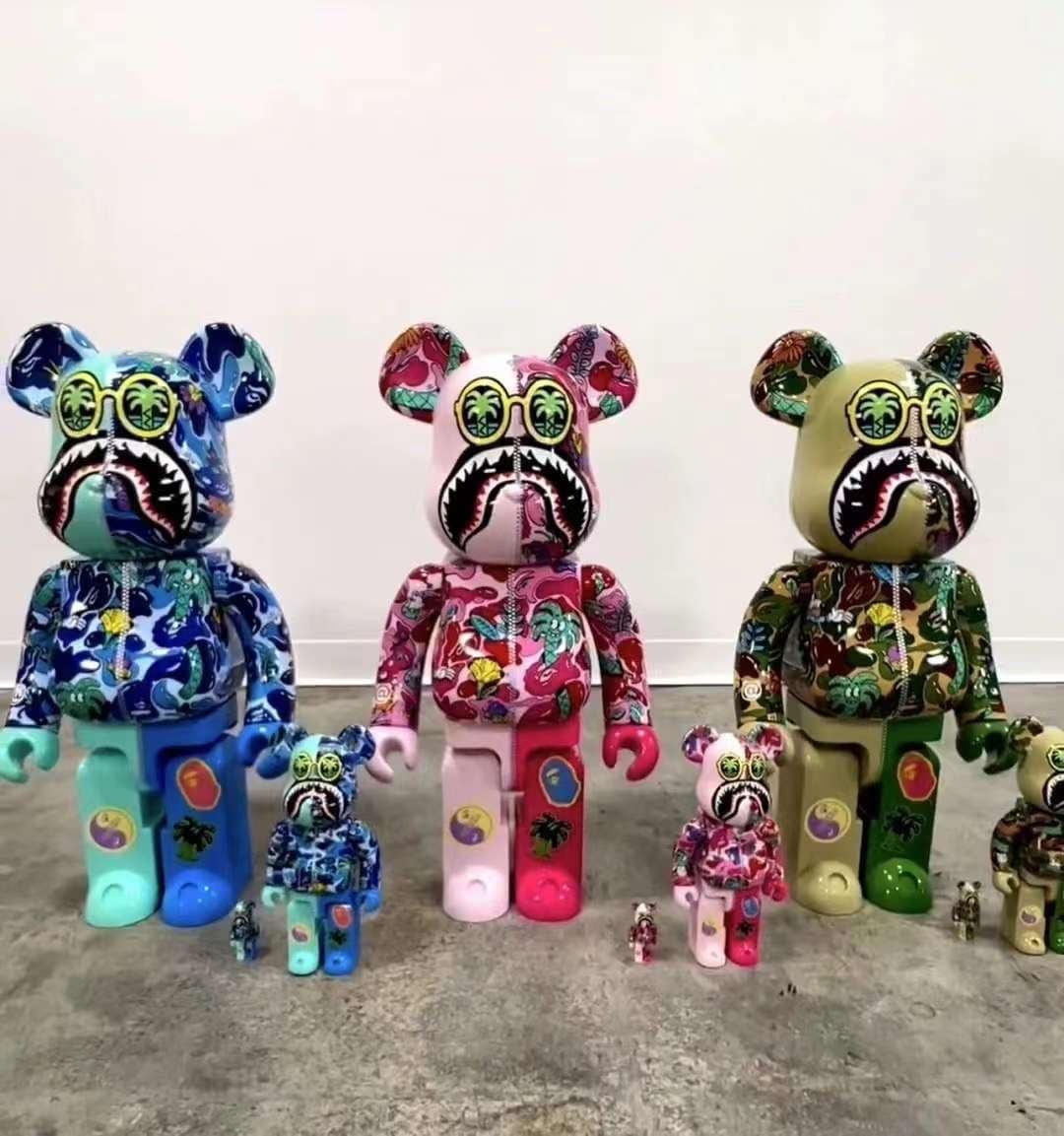 高価値 BAPE × Steven Harrington × BE@RBRICK ブルー その他 - talonne.fi