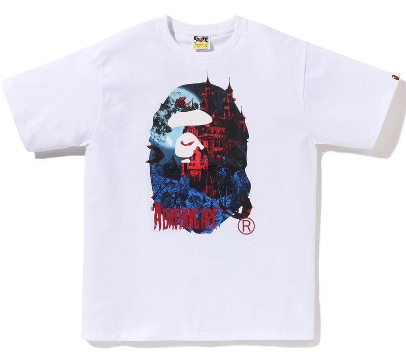 A BATHING APE BAPE HALLOWEEN VAMPIRE CASTLE APE HEAD TEE