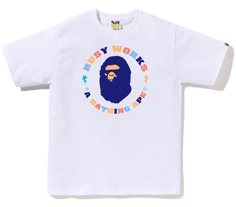 A BATHING APE COLORS BUSY WORKS STA TEE