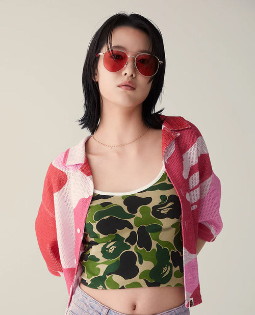 A BATHING APE Ladies' ABC CAMO CAMISOLE