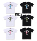A BATHING APE BAPE KIDS ABC CAMO COLLEGE TEE