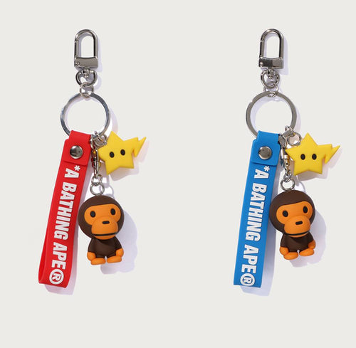 A BATHING APE BAPE KIDS BABY MILO KEYCHAIN
