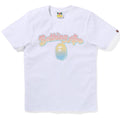 A BATHING APE Ladies' GLITTER CLOUDY LOGO TEE