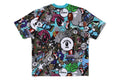 A BATHING APE COMIC ART RELAXED FIT TEE