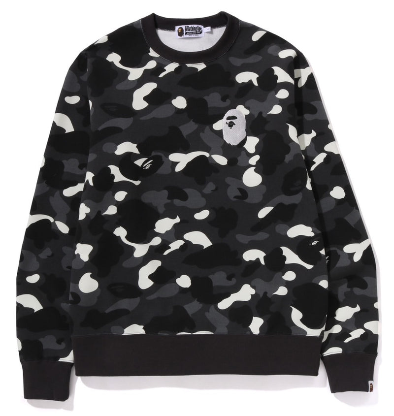 A BATHING APE CITY CAMO LARGE APE HEAD CREWNECK