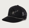 A BATHING APE APE HEAD CRYSTAL MESH CAP