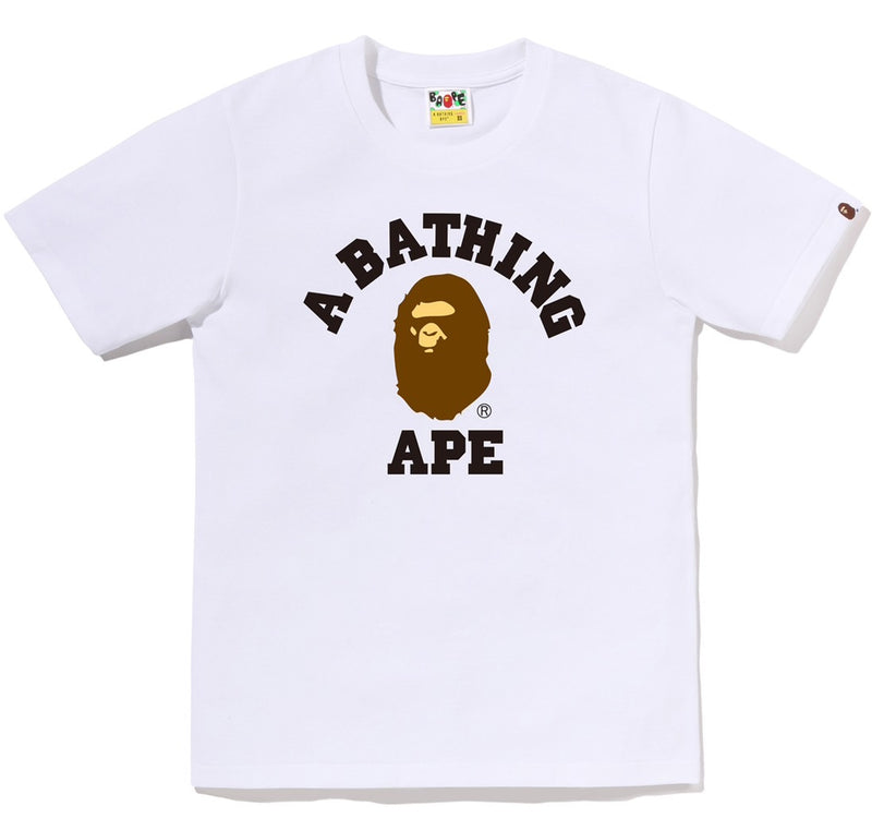 A BATHING APE Ladies' COLLEGE TEE