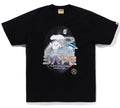 A BATHING APE MOON PHOTO APE HEAD TEE