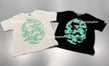 A BATHING APE BAPE KIDS GLOW IN THE DARK CAMO NIG APE HEAD TEE