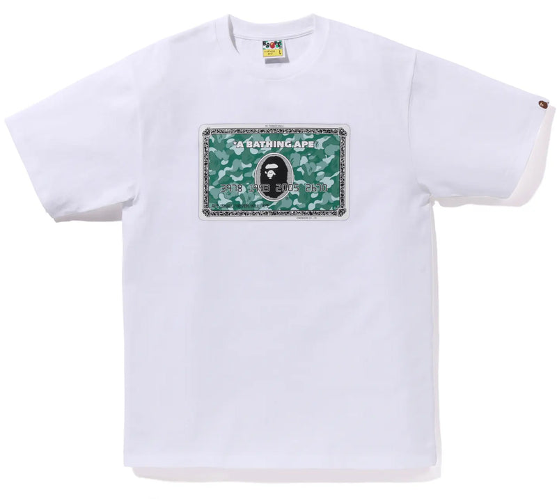 A BATHING APE ONLINE EXCLUSIVE BAPE CARD TEE