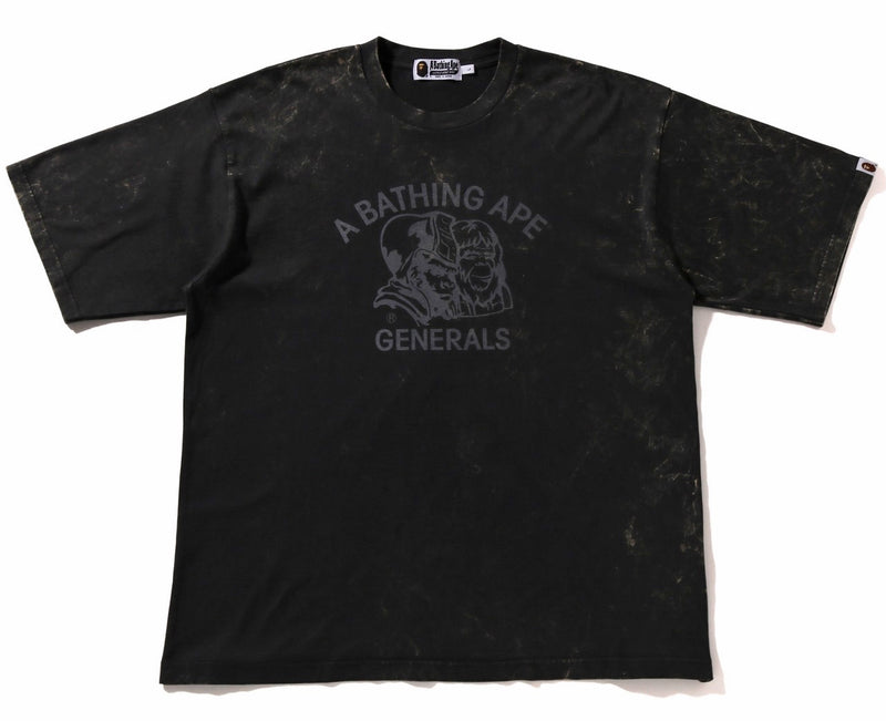 A BATHING APE PIGMENT DYE GENERALS RELAXED FIT TEE