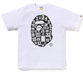 A BATHING APE 32ND ANNIV. BIG APE HEAD TEE