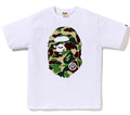 A BATHING APE ABC CAMO BIG APE HEAD TEE