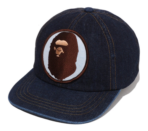 A BATHING APE WASHED DENIM CAP