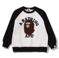 A BATHING APE BAPE KIDS BOA COLLEGE CREWNECK SWEATSHIRT