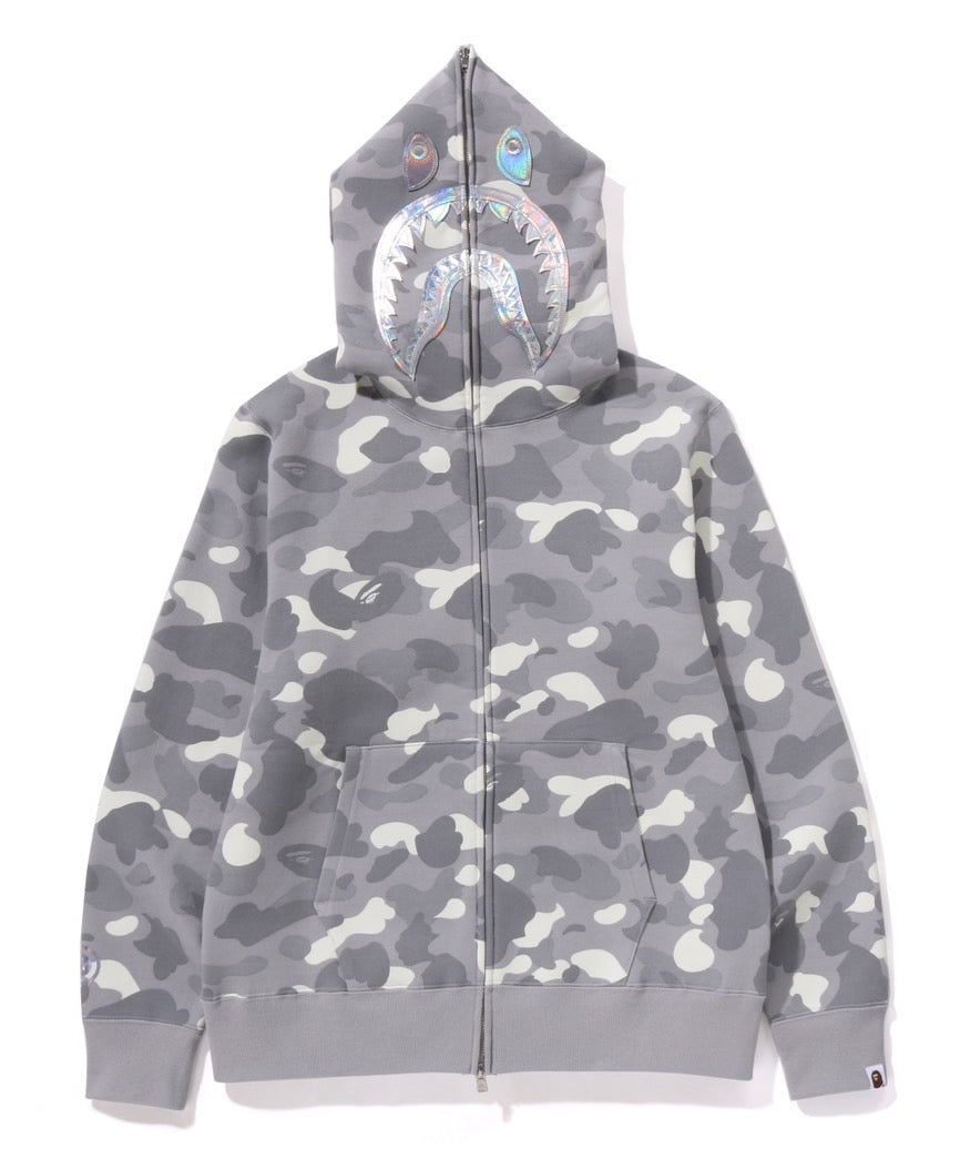 A BATHING APE CITY CAMO SHARK FULL ZIP HOODIE – happyjagabee store