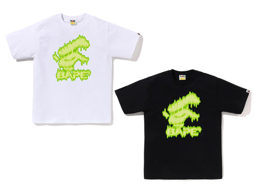 A BATHING APE NOISY BAPE LOGO TEE