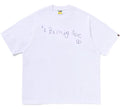 A BATHING APE HAND DRAW A BATHING APE RELAXED FIT TEE