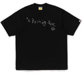 A BATHING APE HAND DRAW A BATHING APE RELAXED FIT TEE