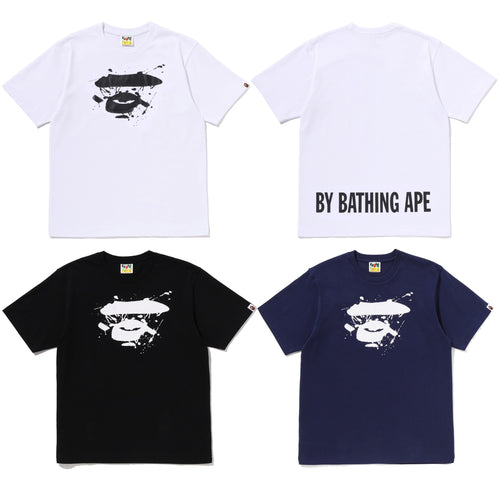 A BATHING APE GRAFFITI APE FACE TEE