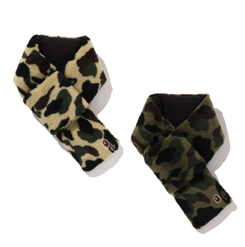 A BATHING APE 1ST CAMO FLEECE SCARF
