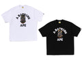 A BATHING APE 1ST CAMO SHARK SEIJIN COLLEGE RELAXED FIT TEE