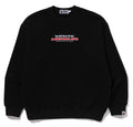 A BATHING APE BAPE SLOGAN RELAXED FIT CREWNECK SWEAT SHIRT