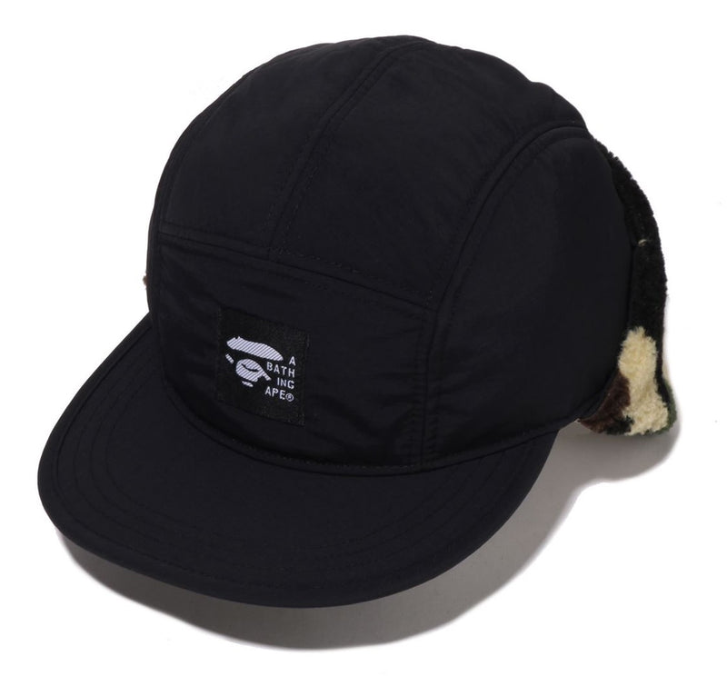 A BATHING APE 1ST CAMO PUFFY FLIGHT CAP