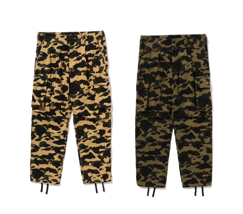 A BATHING APE 1ST CAMO TEGULAR FIT 6 POCKET PANTS