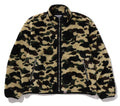 A BATHING APE 1ST CAMO FLEECE JACKET