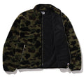 A BATHING APE 1ST CAMO FLEECE JACKET