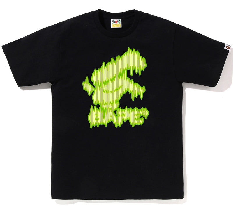 A BATHING APE NOISY BAPE LOGO TEE