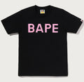 A BATHING APE Ladies' CRYSTAL STONE BAPE LOGO TEE