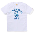 A BATHING APE Ladies' ABC CAMO COLLEGE TEE