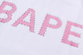 A BATHING APE Ladies' CRYSTAL STONE BAPE LOGO TEE