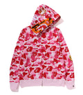 A BATHING APE ABC CAMO TIGER FULL ZIP HOODIE