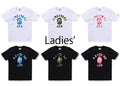 A BATHING APE Ladies' ABC CAMO COLLEGE TEE